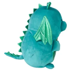 Calendar Holdings, LLC Kobioto Enchanted Dragon 18 inch Plush - Turquoise with Shimmering Green Wings* Stuffed Animals|Stuffed Animals & Plush Toys