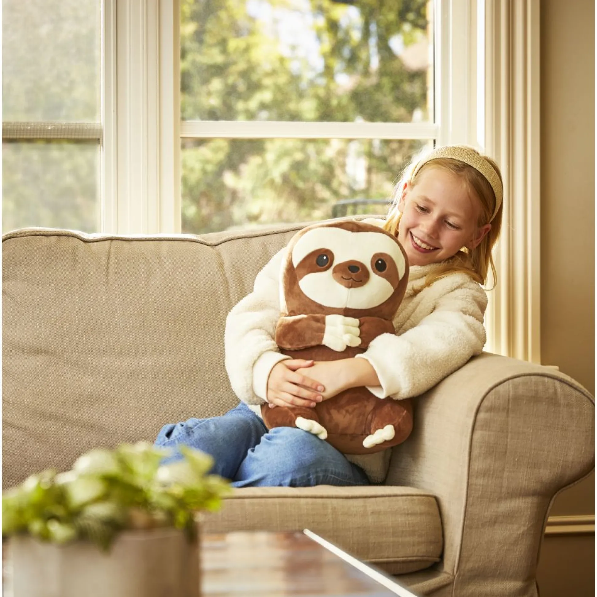 Calendar Holdings, LLC Kobioto Sloth Supersoft Plush Multi-Color Cuddle Buddy* Social & Emotional Skills|Stuffed Animals