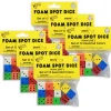Educators Resource Koplow Games Colorful 16mm Foam Dice - 72 Pack Assortment* Dice, Roll & Write Games