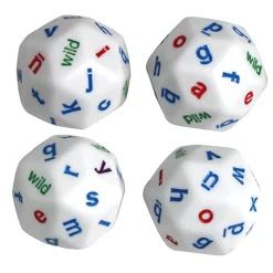 Educators Resource Koplow Games Educational 30-Sided Alphabet Dice - Lowercase Letters - Box of 20* Preschool Education Toys & Activities