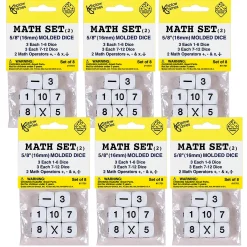 Educators Resource Koplow Games Educational Math Dice Set - STEM Learning - 48 Count* Math Toys|Math, Counting & Time