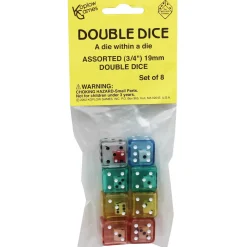 Educators Resource Koplow Games Exciting Double Dice Set, 48 Count* Dice, Roll & Write Games