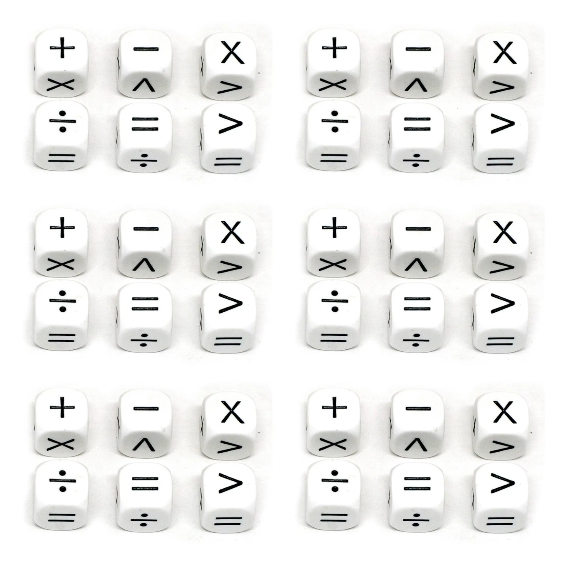 Educators Resource Koplow Games Operators Dice Math Fun Set, 36 Count* Math Toys|Math, Counting & Time