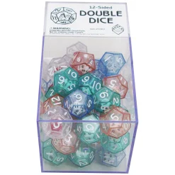 Educators Resource Koplow Games 12-Sided Double Dice Adventure, Box of 40* Dice, Roll & Write Games