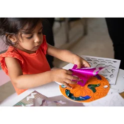 Flat River Group Kulture Khazana Rangoli Mandala Foil Craft Kit - DIY Shiny Designs, Ages 4+* Crafts & Activities
