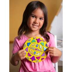 Flat River Group Kulture Khazana Rangoli Mandala Foil Craft Kit - DIY Shiny Designs, Ages 4+* Crafts & Activities