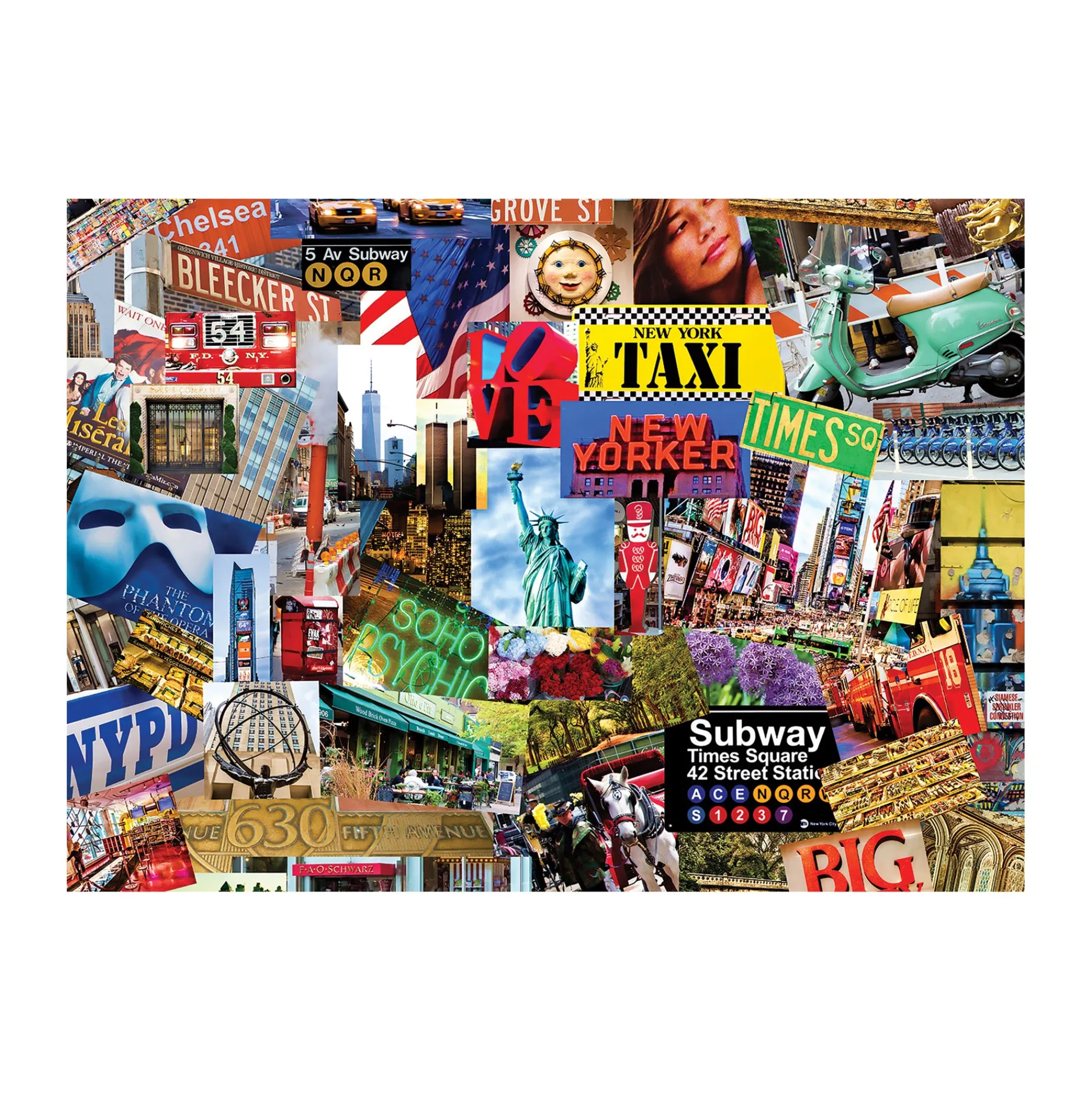 AreYouGame Larry Hersberger Artistic NYC Jigsaw Puzzle - 1000 pc* Puzzles