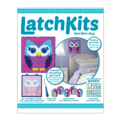 AreYouGame LatchKits Craft Collection Owl Mini-Rug DIY Kit* Crafts & Activities