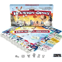 Flat River Group Late For The Sky Houston-Opoly Board Game* Board Games|Role-Playing Games