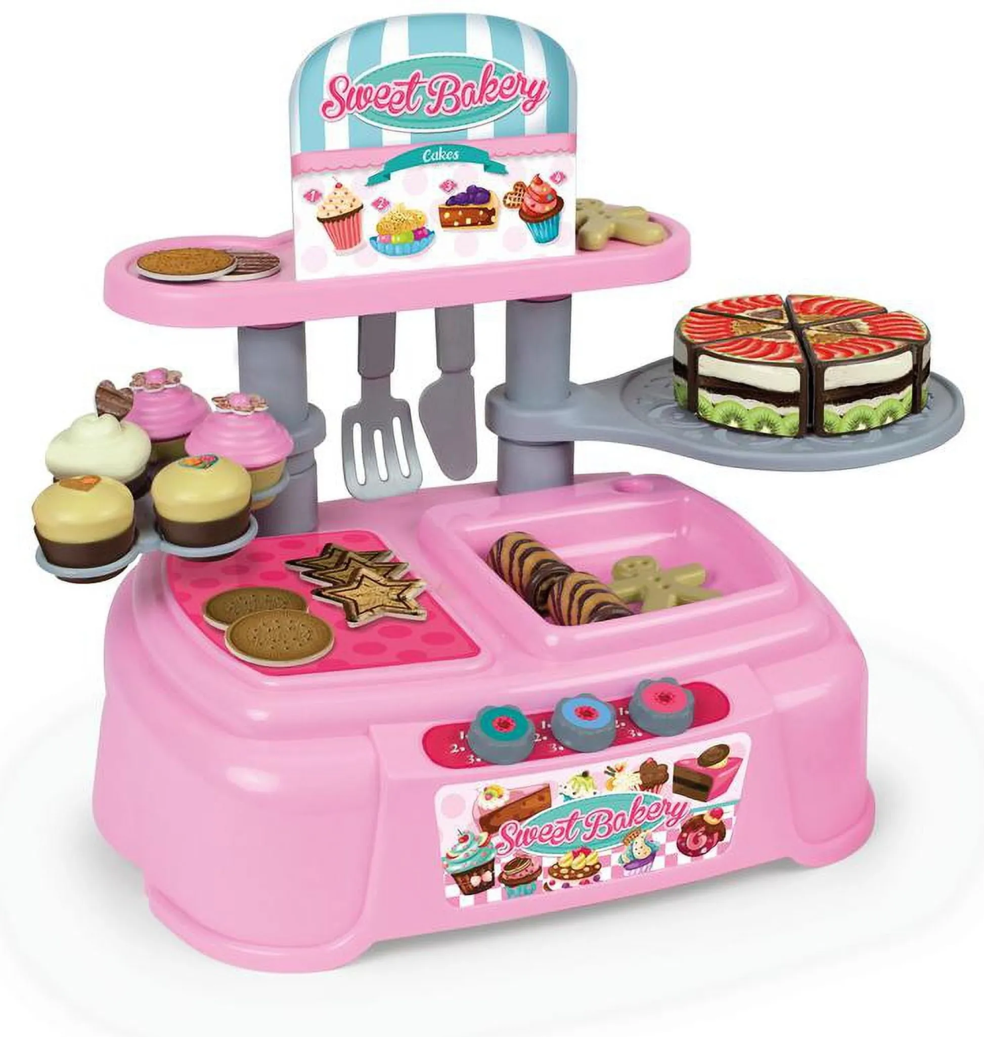 The Distribution Solutions Le P'tit Chef Sweet Bakery Playset - Pink* Kitchens & Play Food|Dress Up