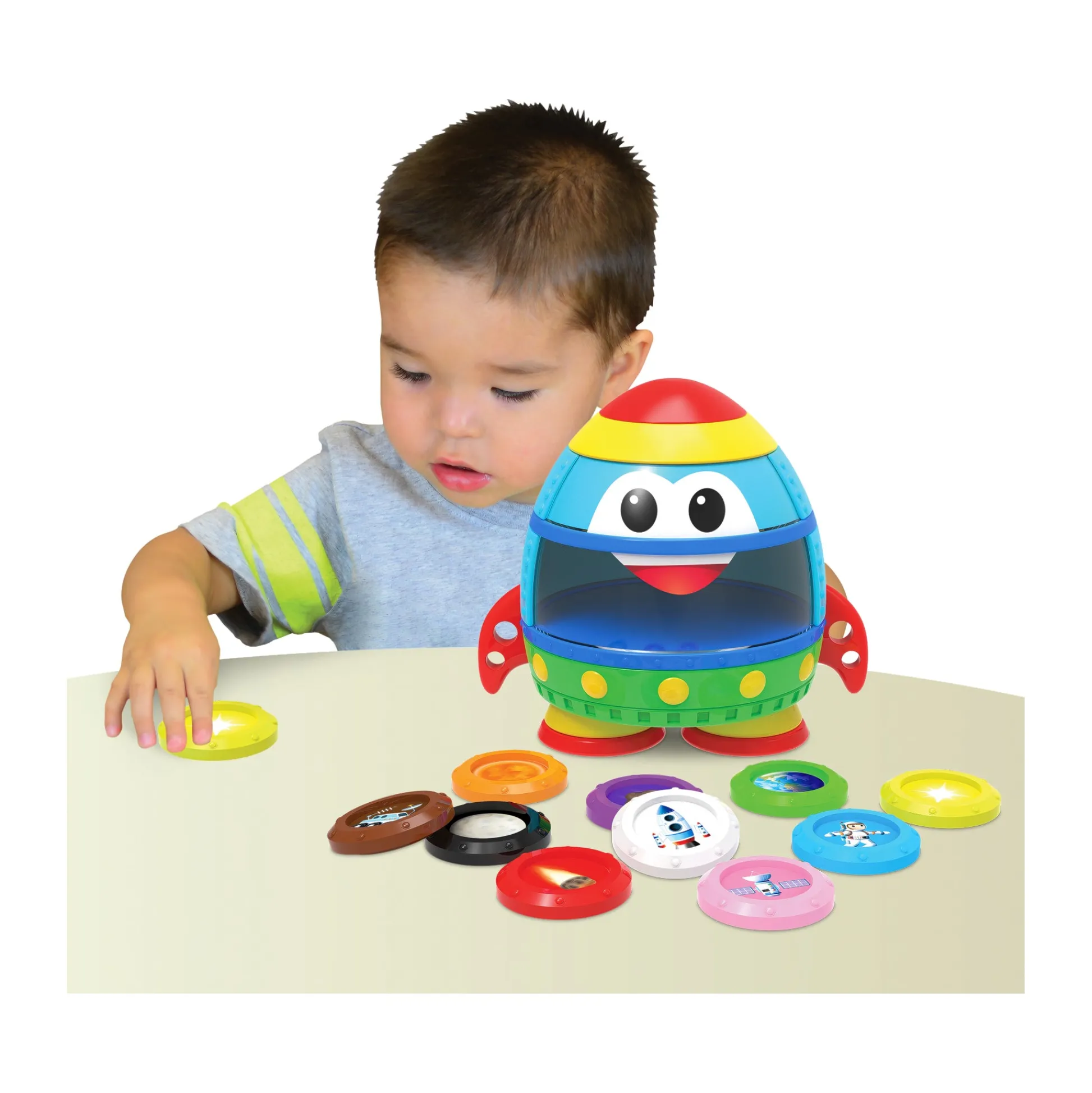 AreYouGame Learn with Me - Cosmic Quest Rocket - Interactive Space Explorer* Preschool Education Toys & Activities