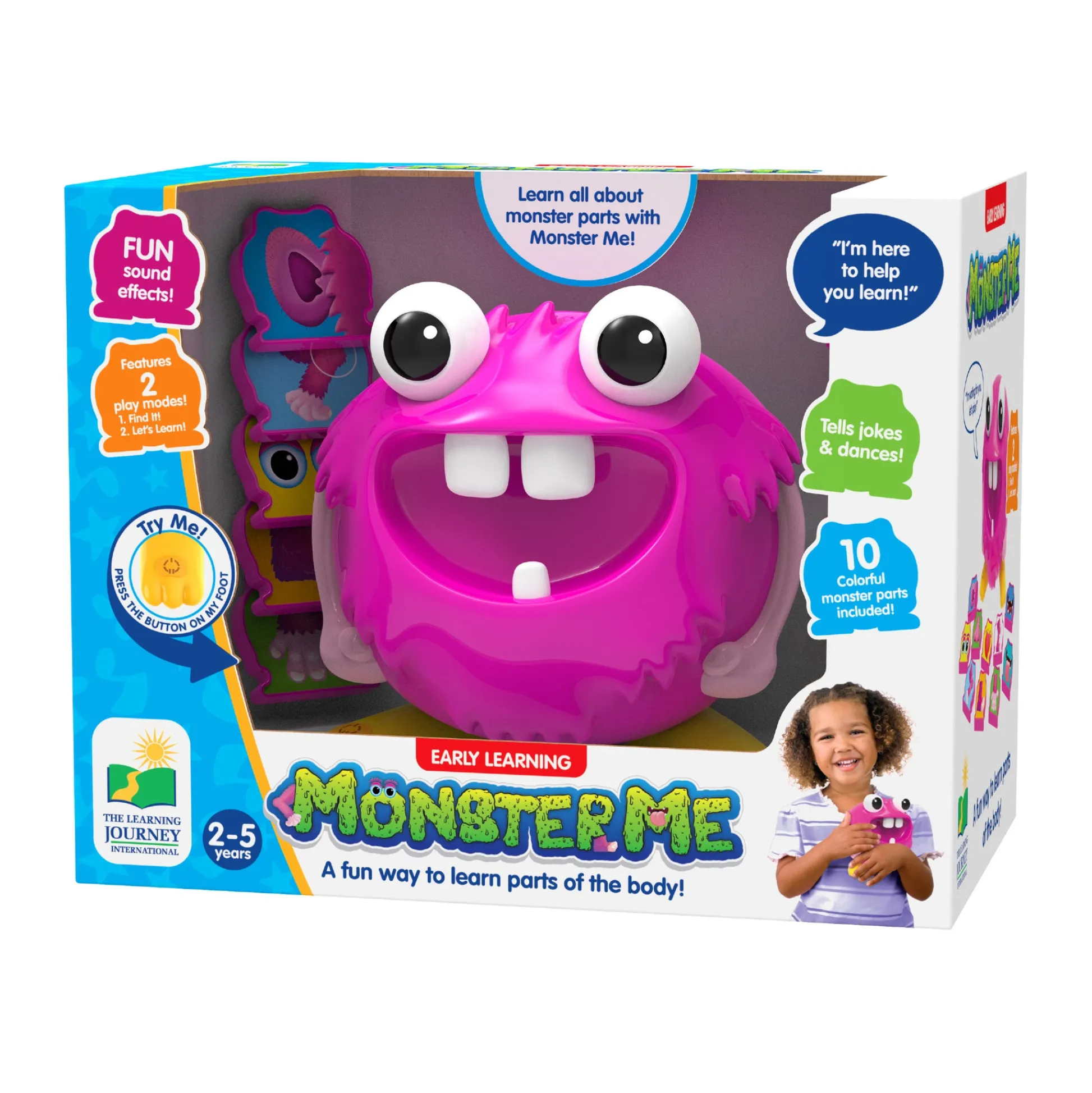 AreYouGame Learn with Me - Monster Me - Interactive Anatomy Discovery Toy* Preschool Education Toys & Activities