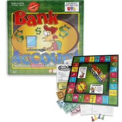 Educators Resource Learning Advantage Bank Account Simulation Game - Educational Financial Board Game* Role-Playing Games|Board Games