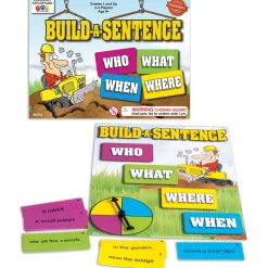 Educators Resource Learning Advantage Build-A-Sentence Game - Double Pack Delight* Role-Playing Games|Board Games