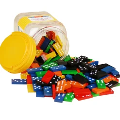 Educators Resource Learning Advantage Double Six Colorful Dominoes Set - 168 Pieces* Dominoes & Tiles Games
