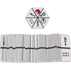 Educators Resource Learning Advantage Original Fraction Dominoes - Educational Math Game* Dominoes & Tiles Games