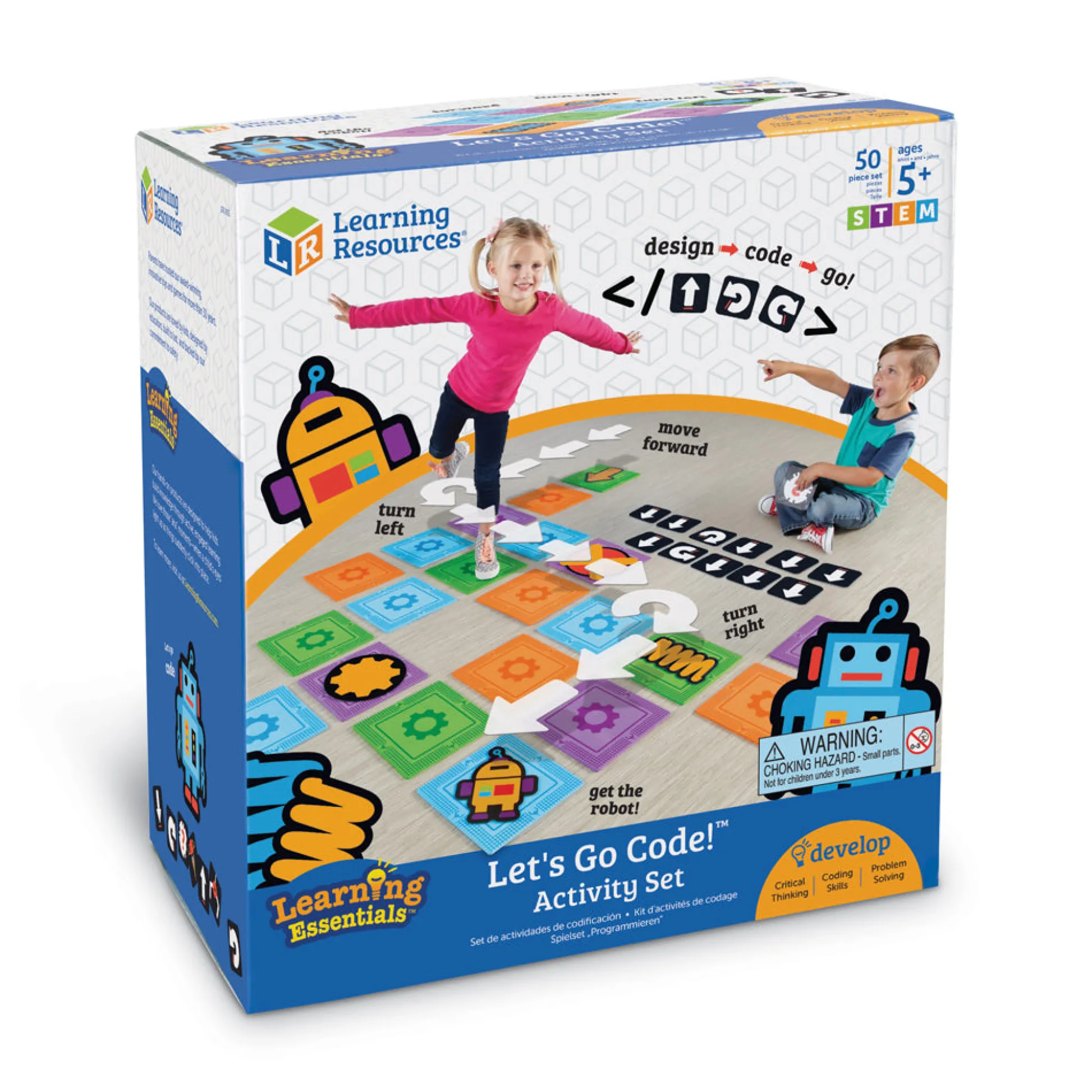 AreYouGame Learning Essentials - Let's Go Code! Activity Set - Interactive Coding for Kids* Robotics & Coding