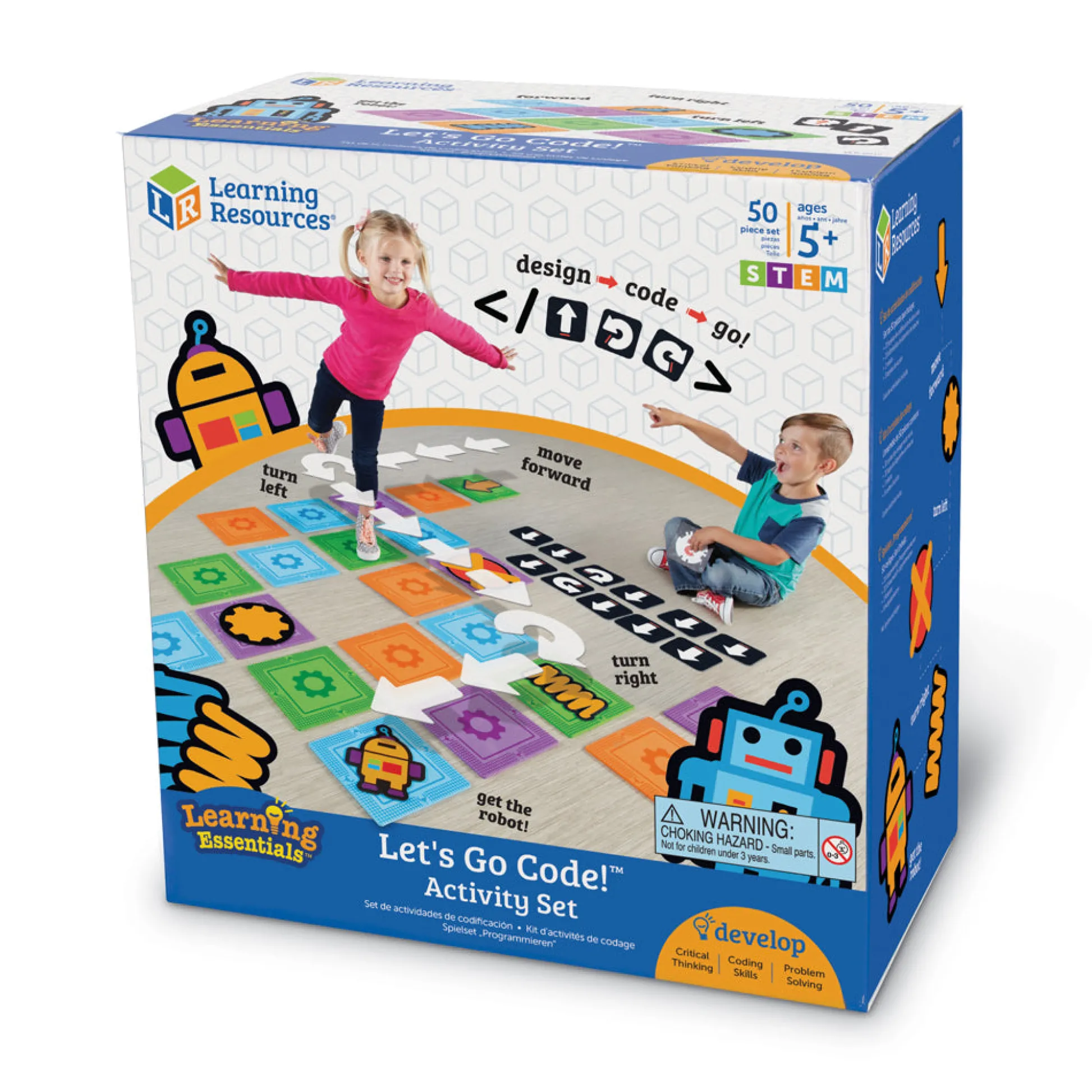 AreYouGame Learning Essentials - Let's Go Code! Activity Set - Interactive Coding for Kids* Robotics & Coding