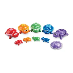 AreYouGame Learning Essentials Snap-n-Learn Number Turtles - Colorful Counting and Matching Game* Preschool Education Toys & Activities