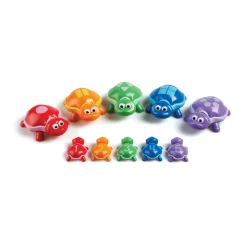 AreYouGame Learning Essentials Snap-n-Learn Number Turtles - Colorful Counting and Matching Game* Preschool Education Toys & Activities