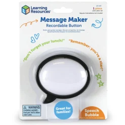 Educators Resource Learning Resources - Speech Bubble Message Recorder - Pack of 3* Reading, Writing & Speech|Social & Emotional Skills