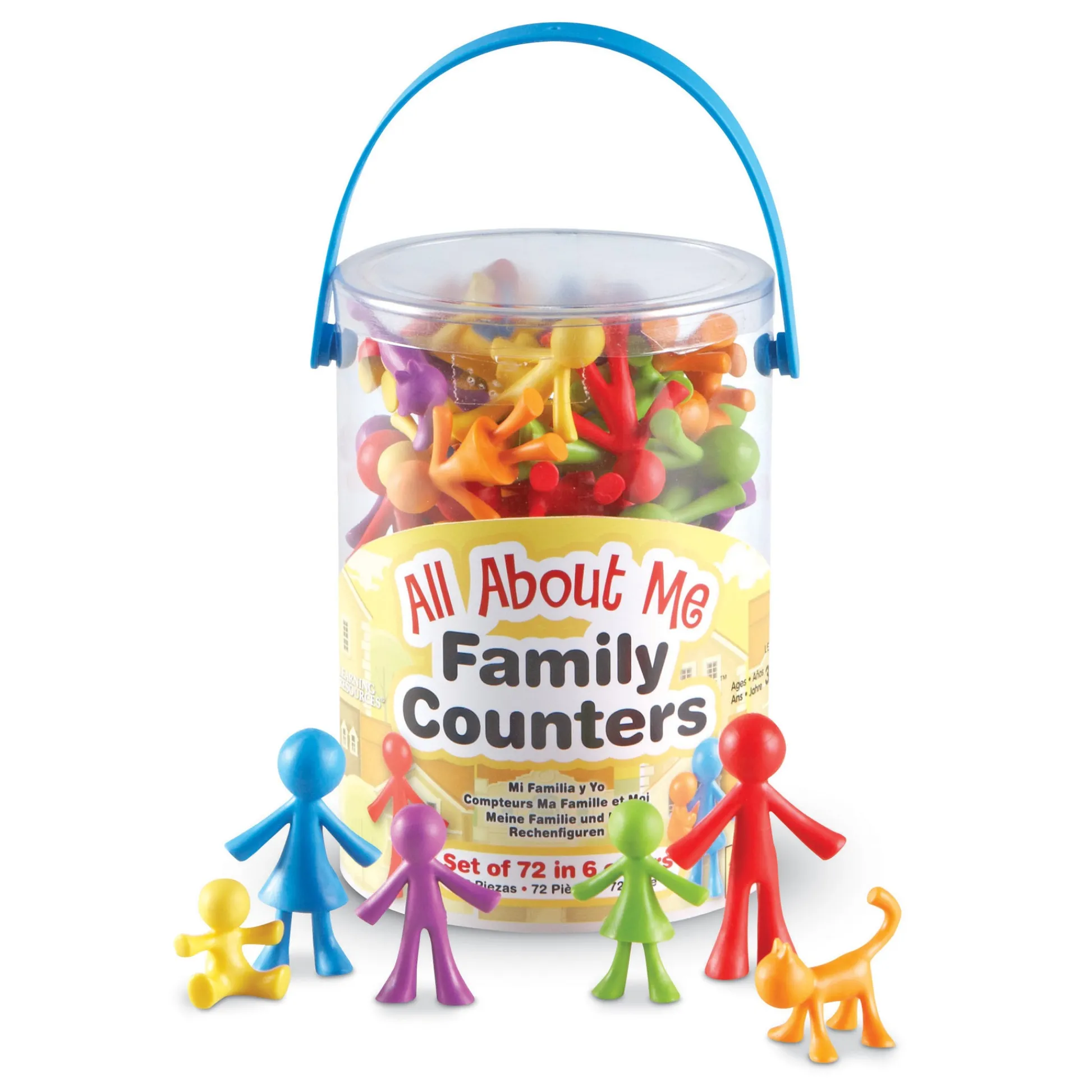 Educators Resource Learning Resources All About Me Family Counters - Colorful Set of 72* Preschool Education Toys & Activities