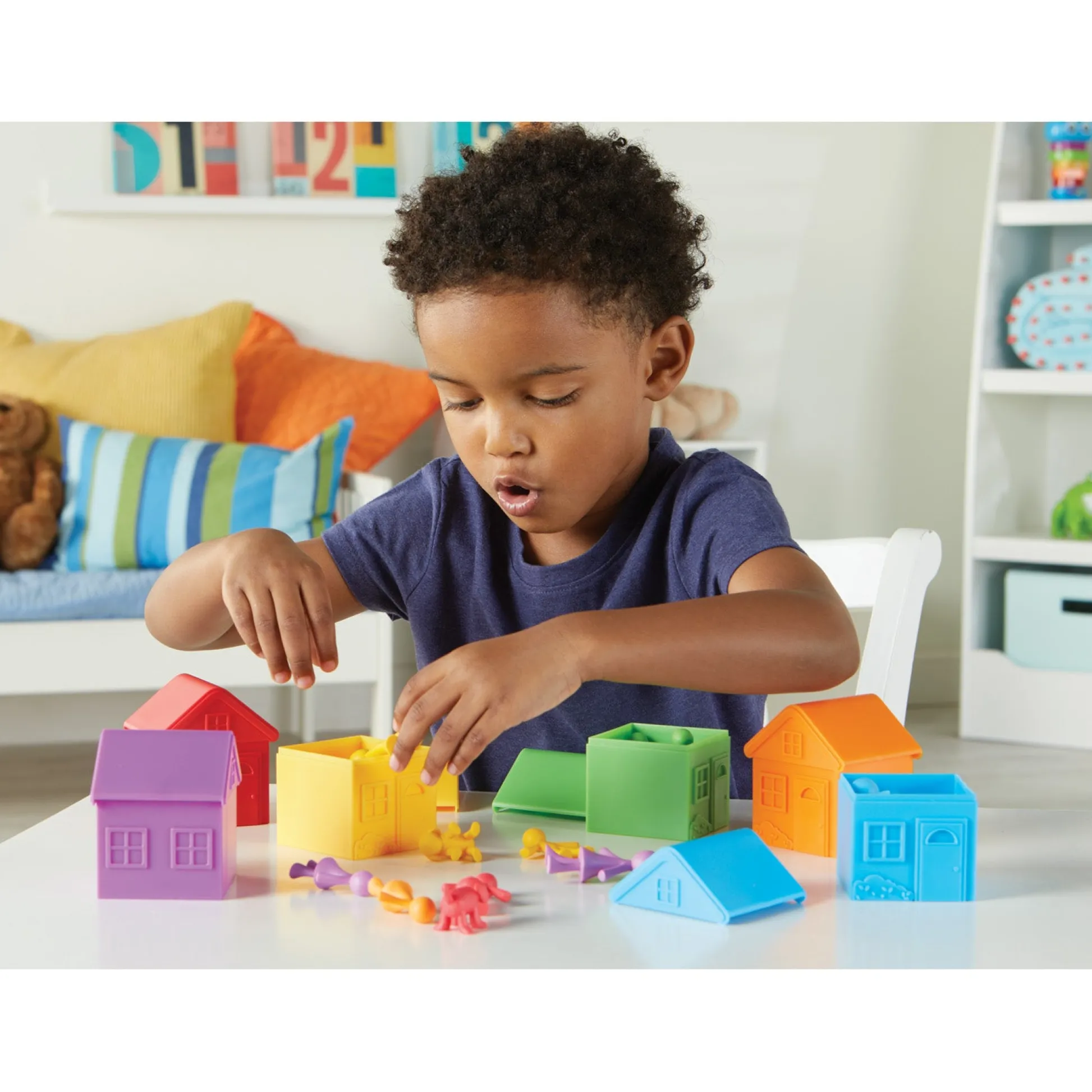 Educators Resource Learning Resources All About Me Sorting Neighborhood - Montessori Preschool Toy* Preschool Education Toys & Activities
