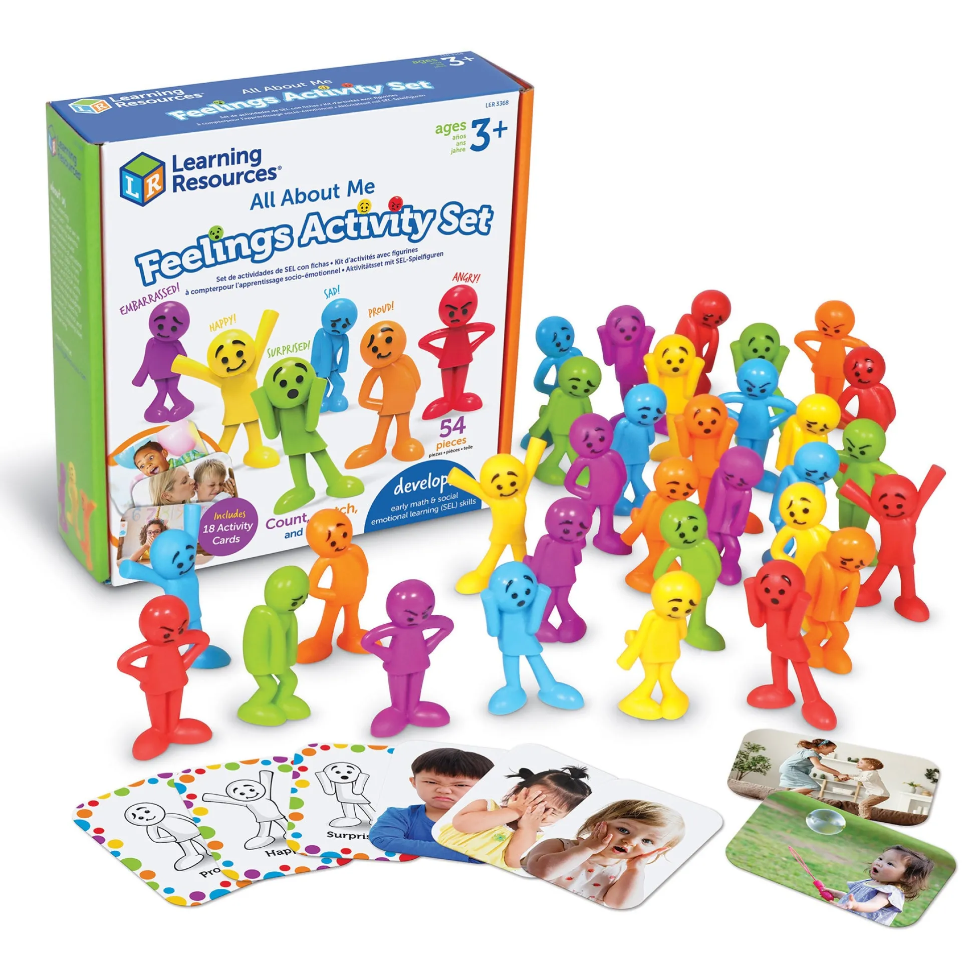 Educators Resource Learning Resources All About Me Feelings Activity Set - Emotion Counters* Preschool Education Toys & Activities|Social & Emotional Skills