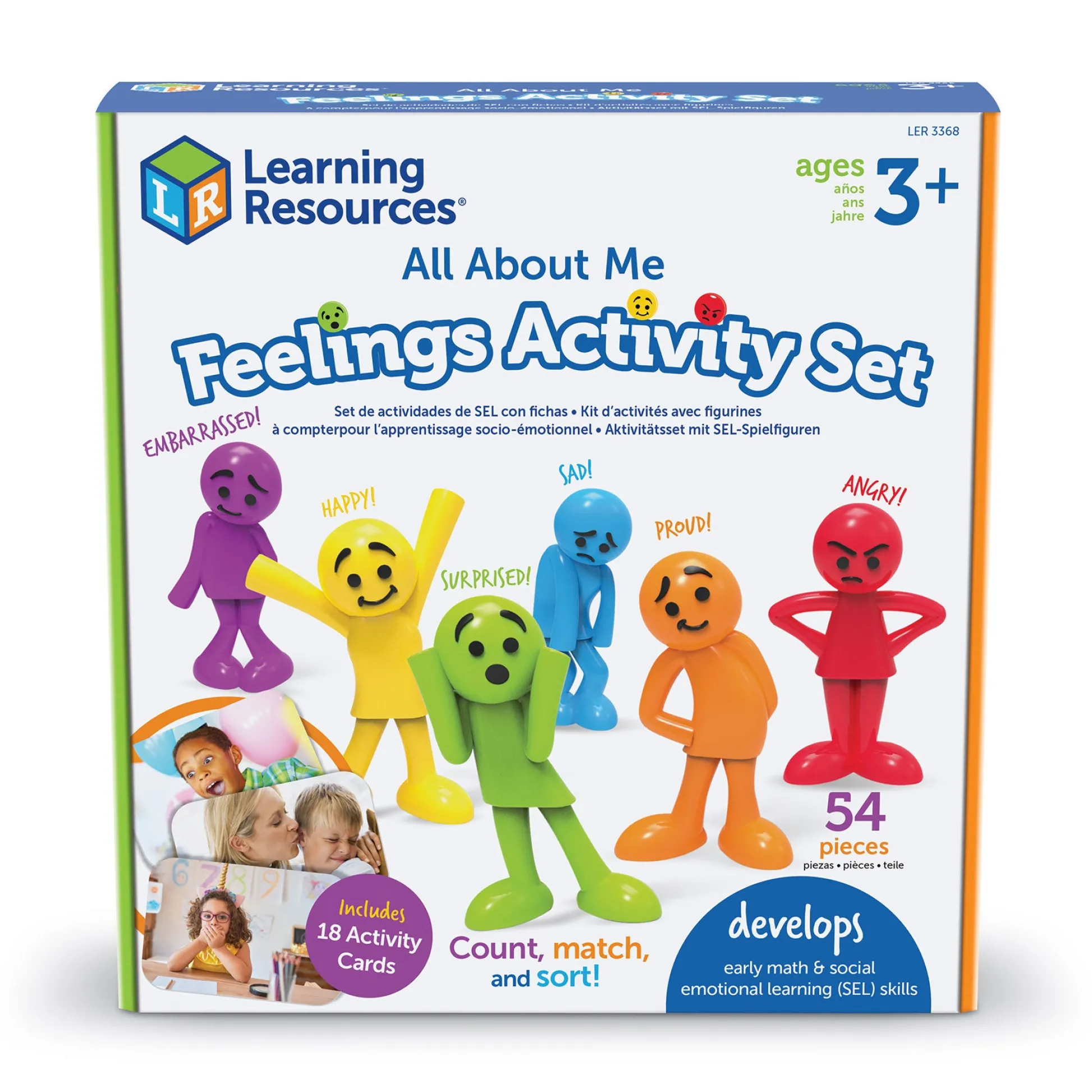 Educators Resource Learning Resources All About Me Feelings Activity Set - Emotion Counters* Preschool Education Toys & Activities|Social & Emotional Skills
