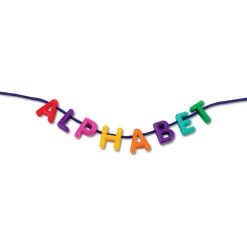 Educators Resource Learning Resources Alphabet Lacing Set - Uppercase Plastic Letters, 260 Pieces with 15 Laces* Preschool Education Toys & Activities