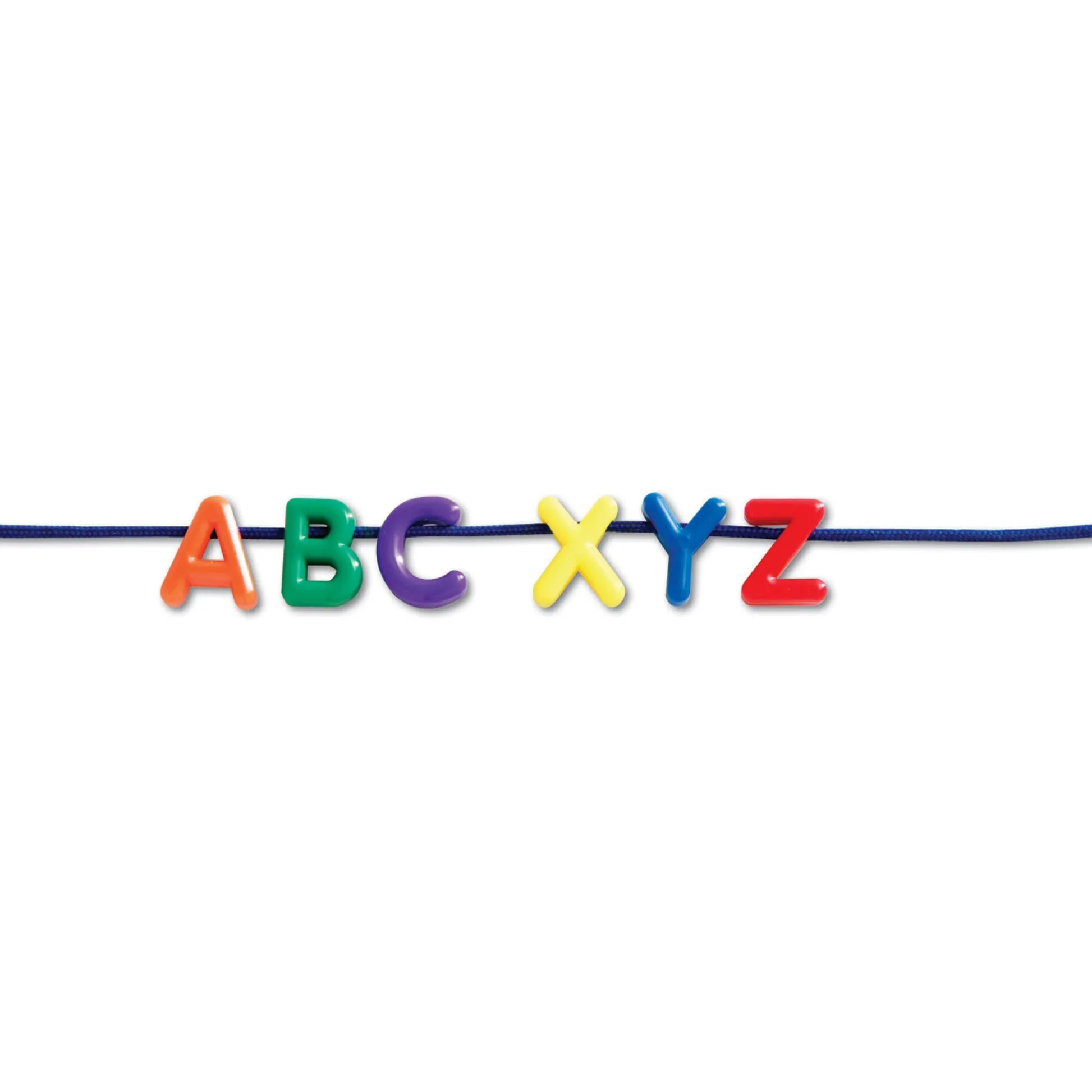 Educators Resource Learning Resources Alphabet Lacing Set - Uppercase Plastic Letters, 260 Pieces with 15 Laces* Preschool Education Toys & Activities