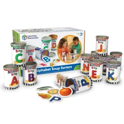 Educators Resource Learning Resources Alphabet Soup Sorters - Early Literacy Fun* Preschool Education Toys & Activities