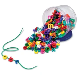 Educators Resource Learning Resources Alphabet Lacing Set - Lowercase - 260 Pieces* Preschool Education Toys & Activities