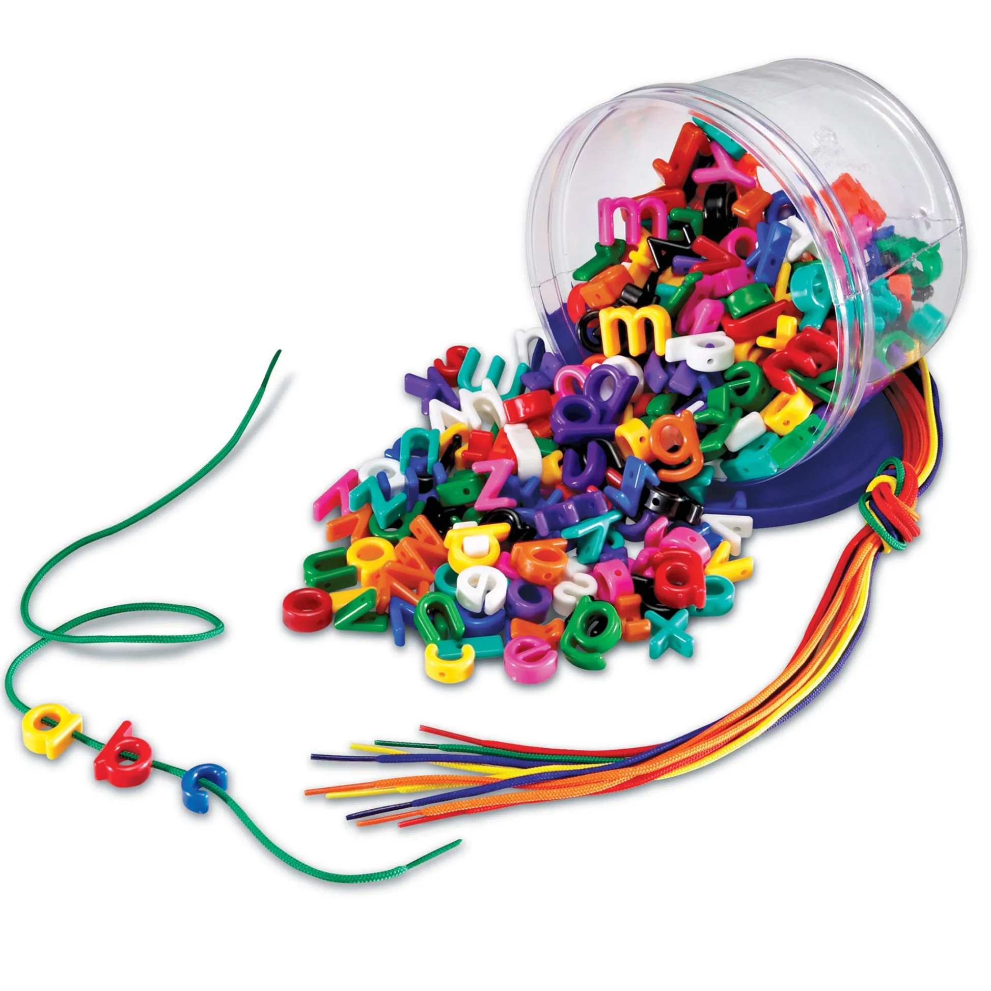 Educators Resource Learning Resources Alphabet Lacing Set - Lowercase - 260 Pieces* Preschool Education Toys & Activities