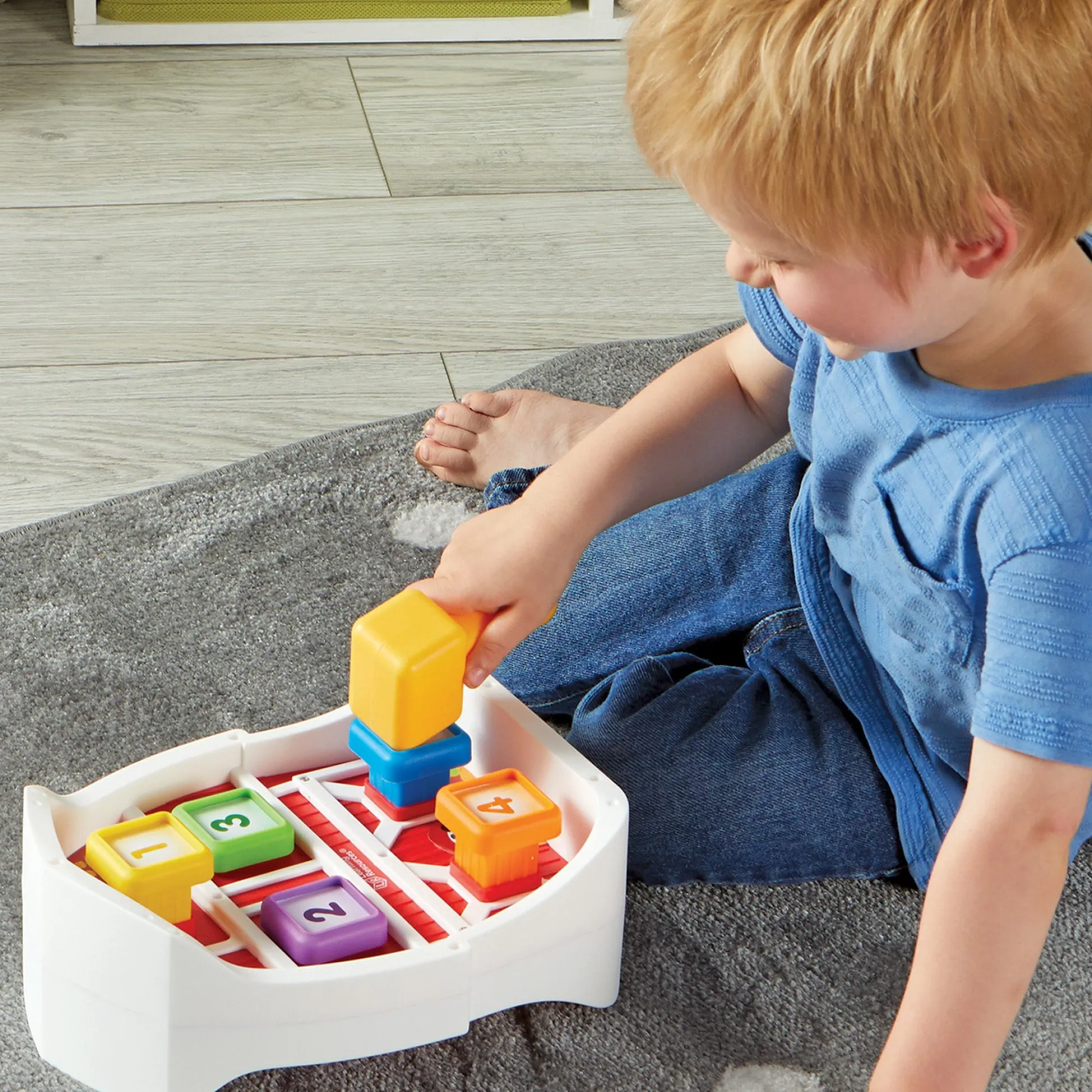 Educators Resource Learning Resources Barnyard Pounding Bench – Dual-Themed Educational Toy* Preschool Education Toys & Activities