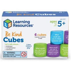 Educators Resource Learning Resources Be Kind Cubes - SEL Conversation Starters* Social & Emotional Skills