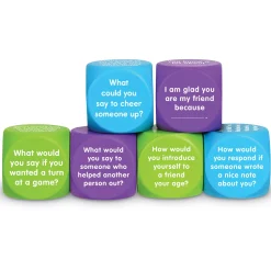 Educators Resource Learning Resources Be Kind Cubes - SEL Conversation Starters* Social & Emotional Skills