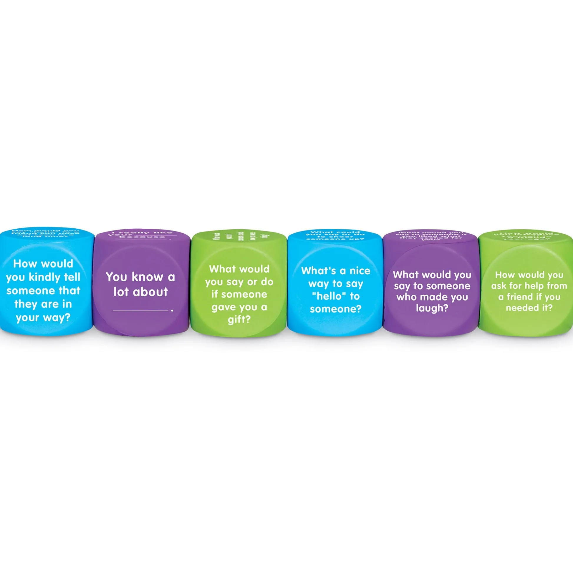 Educators Resource Learning Resources Be Kind Cubes - SEL Conversation Starters* Social & Emotional Skills