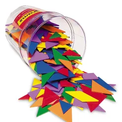 Educators Resource Learning Resources Classpack Tangrams - Educational Puzzle Set - 4 Colors, 30 Sets* Math Toys|Math, Counting & Time