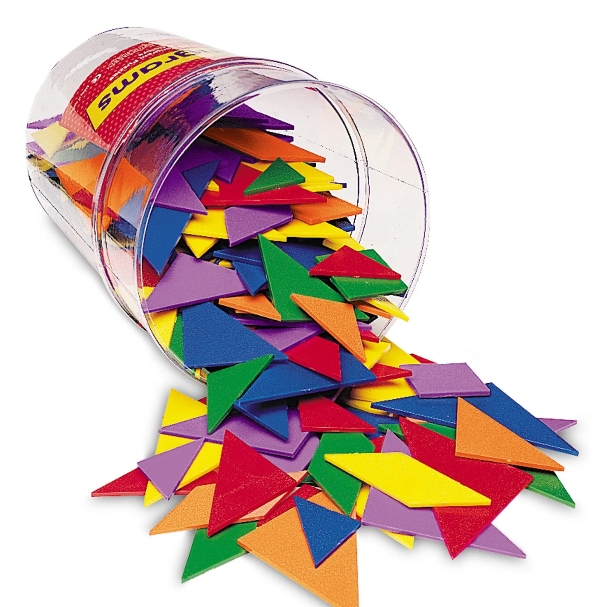 Educators Resource Learning Resources Classpack Tangrams - Educational Puzzle Set - 4 Colors, 30 Sets* Math Toys|Math, Counting & Time