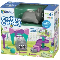 Educators Resource Learning Resources Coding Critiers - Scamper & Sneaker Interactive Kitten Set* Preschool Education Toys & Activities