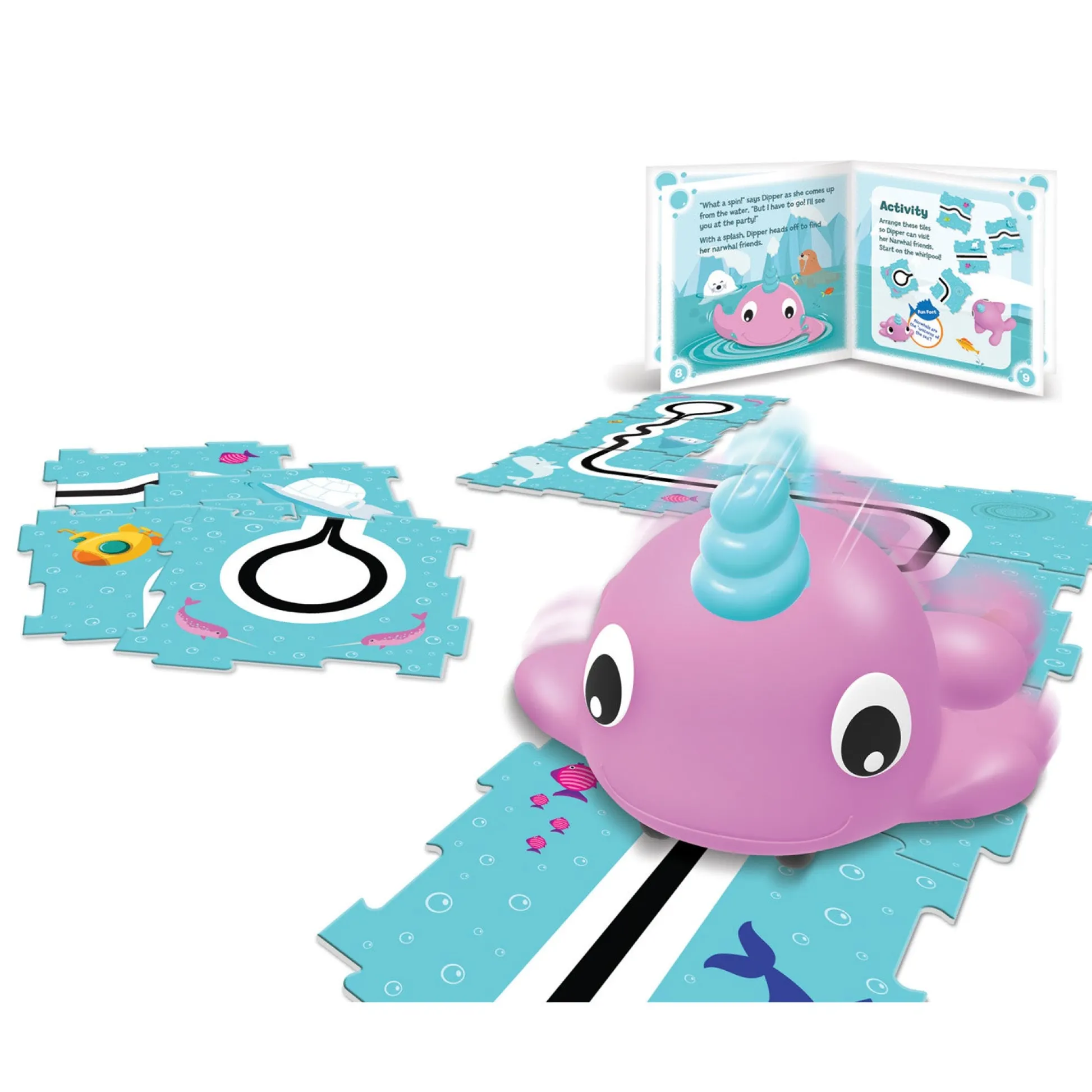 Educators Resource Learning Resources Coding Critters Go-Pets - Dipper the Narwhal - Interactive Coding Toy* Robotics & Coding