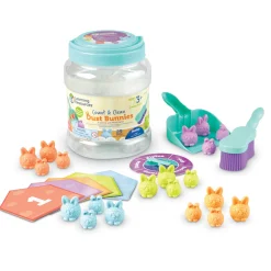 Educators Resource Learning Resources Count & Clean Dust Bunnies - Colorful Gross Motor Game* Preschool Education Toys & Activities