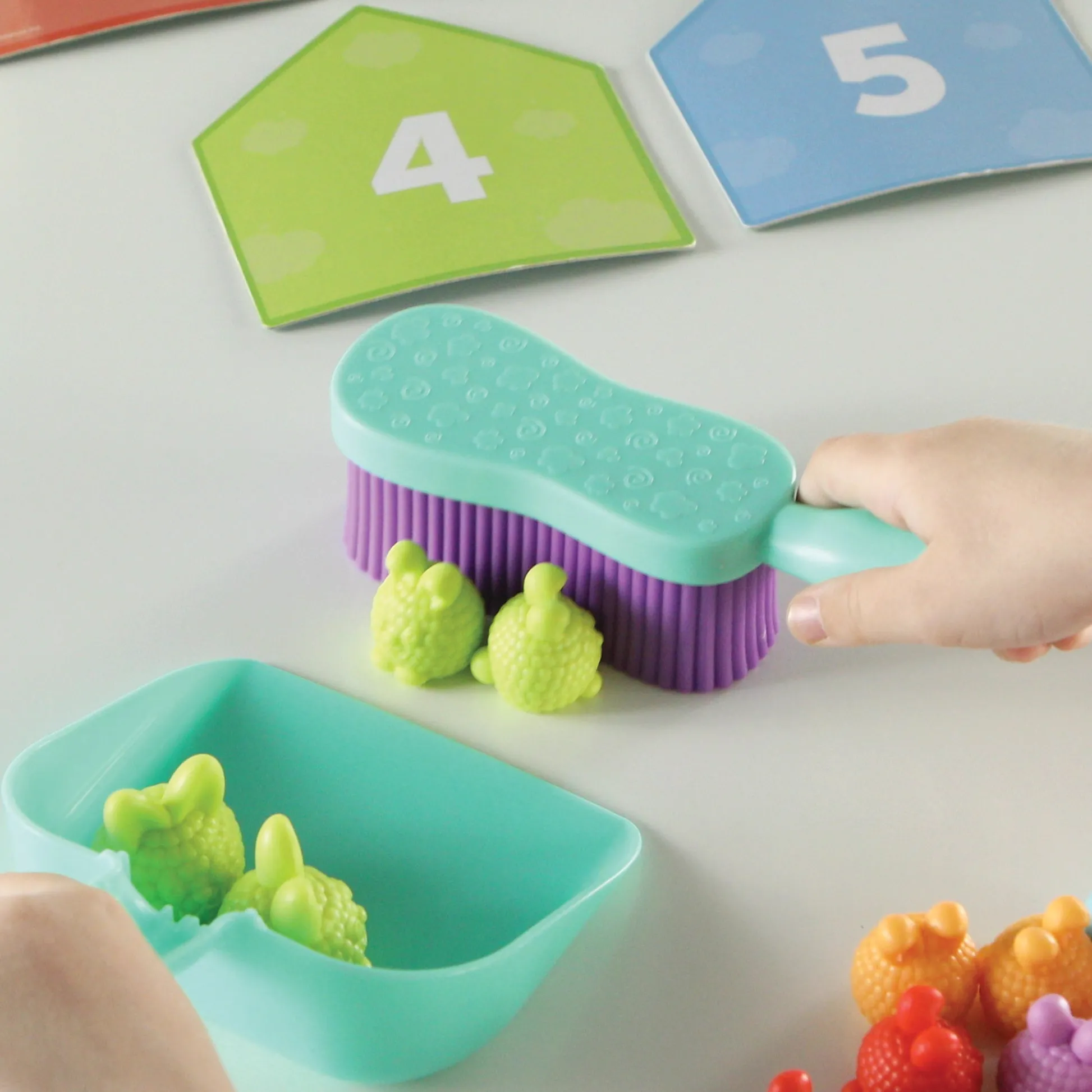 Educators Resource Learning Resources Count & Clean Dust Bunnies - Colorful Gross Motor Game* Preschool Education Toys & Activities