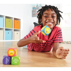 Educators Resource Learning Resources Emotion Exploration Foam Cubes - Interactive Social Learning Toy* Preschool Education Toys & Activities|Social & Emotional Skills