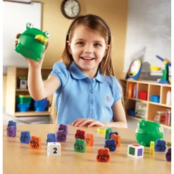 Educators Resource Learning Resources Froggy Feeding Fun - Activity Set - Colorful Educational Toy* Preschool Education Toys & Activities