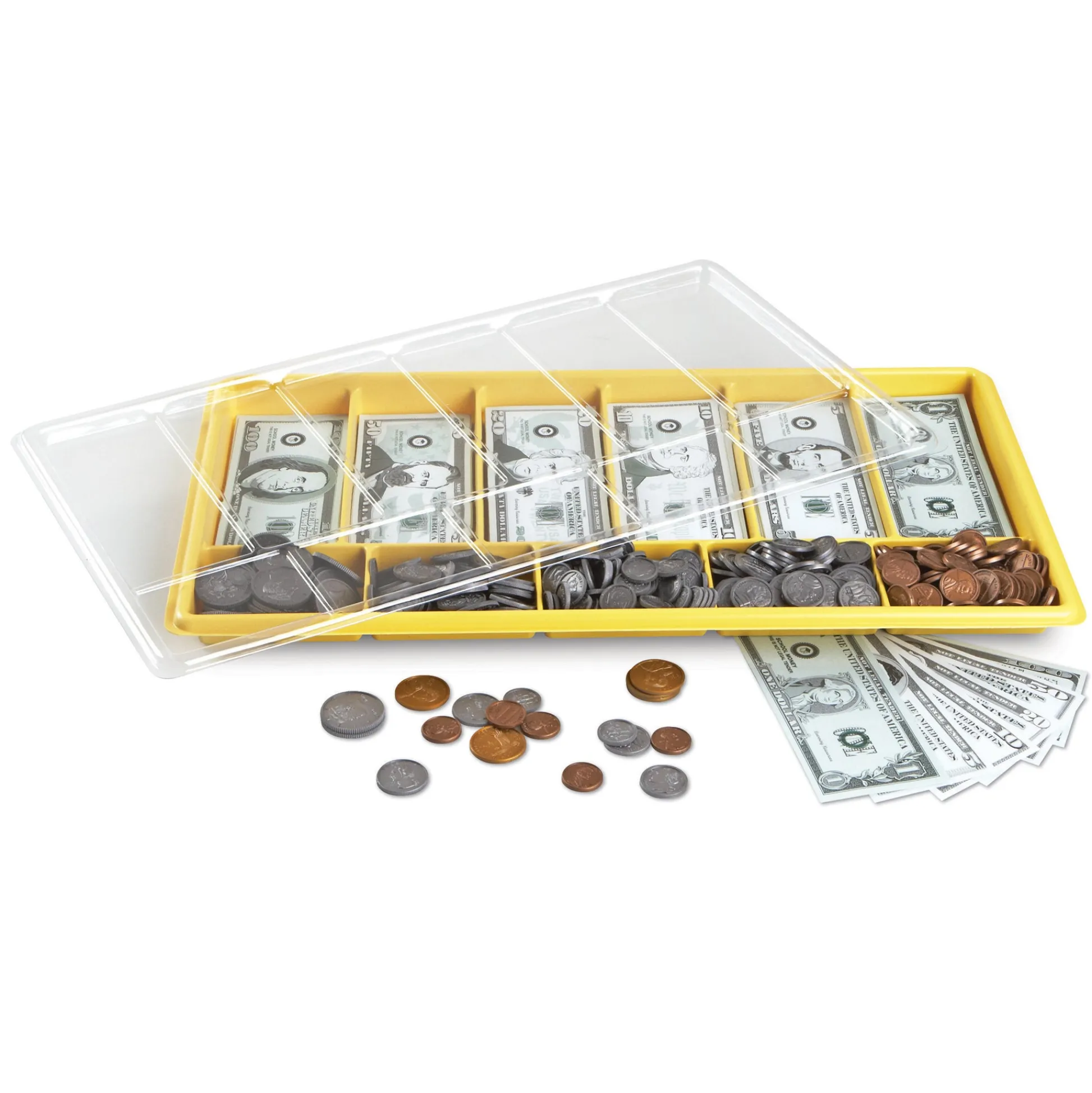 Educators Resource Learning Resources Giant Classroom Money Kit - Comprehensive Play Set* Math Toys|Math, Counting & Time