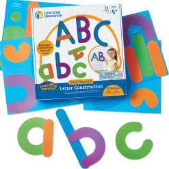 Educators Resource Learning Resources Giant Magnetic Letter Construction - 21-Piece Educational Set* Preschool Education Toys & Activities