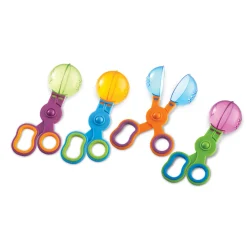 Educators Resource Learning Resources Handy Scoopers - Colorful Fine Motor Tool Set, 4 Pieces* Preschool Education Toys & Activities