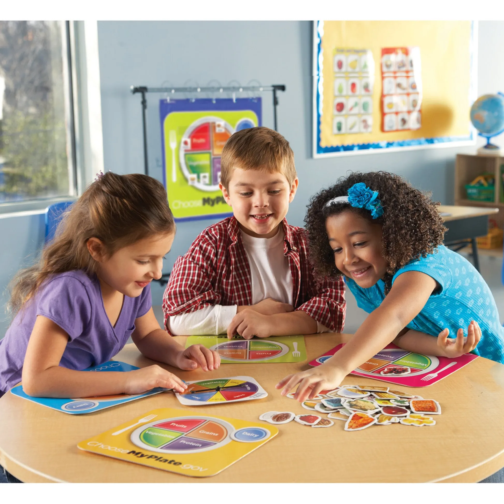 Educators Resource Learning Resources Healthy Helpings MyPlate Nutritional Game* Preschool Learning & Development Toys|Social & Emotional Skills